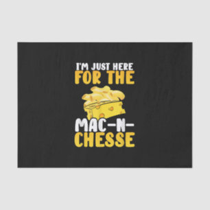 Ik ben hier net Mac en Cheese Thanksgiving Dinner Tissuepapier