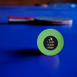 Ik Ben Hier Net Naartoe Gevlogen, Grappig, Cool, L Pingpongbal