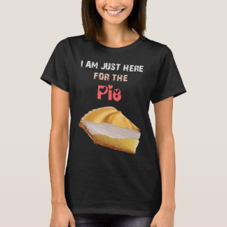 Ik ben hier net voor de Pie Funny Thanksgiving gif T-shirt