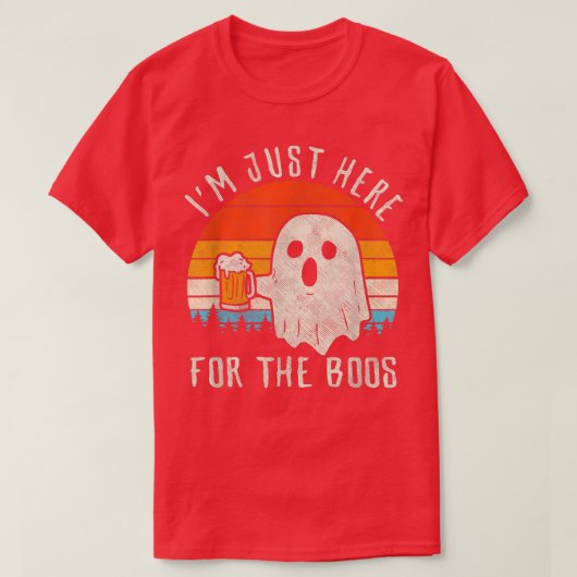 Ik ben hier net voor het Boos Shirt Funny Gift Hwe (Design voorkant)