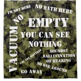 Ik ben hier niet douchegordijn