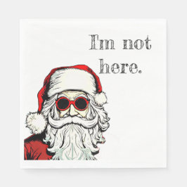 "Ik ben hier niet" WHIMSIGOTH HOLIDAY servetten