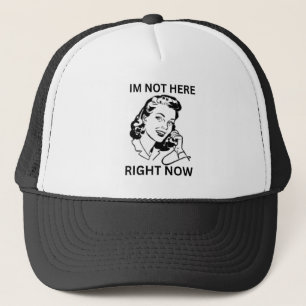 Ik ben hier nu niet trucker pet