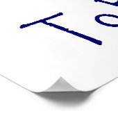 Ik ben hier om Engels niet te leren babysitten Poster (Hoek)