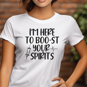Ik ben hier om je geest te Boo-en deze Halloween Tri-Blend Shirt