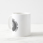 Ik ben hier om je grappige biljartliefhebber cadea koffiemok (Voorkant links)