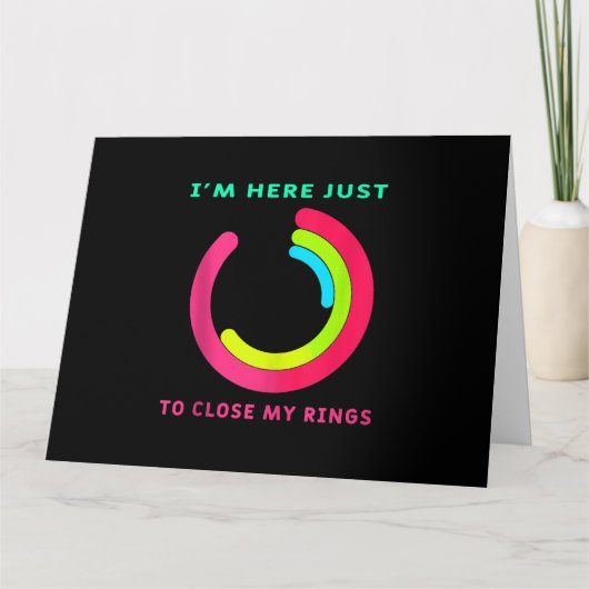 Ik ben hier om mijn Ring Fitness Gym Gift te sluit Kaart (Voorkant)