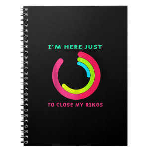 Ik ben hier om mijn Ring Fitness Gym Gift te sluit Notitieboek