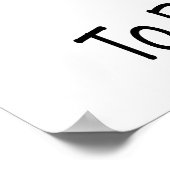 Ik ben hier om muziek niet naar Babysit te leren Poster (Hoek)