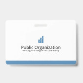 Ik ben hier om te helpen - Vrijwilligers ID Badge (Achterkant)