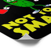 Ik ben hier om te stoppen met geknipte Pickleball Poster (Hoek)