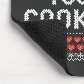 Ik ben hier om uw cookies lelijke kersttrui te ver muismat (Hoek)