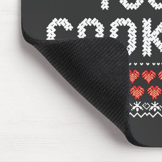 Ik ben hier om uw cookies lelijke kersttrui te ver muismat (Hoek)