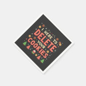 Ik ben hier om uw cookies lelijke kersttrui te ver servet (Hoek)