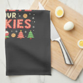 Ik ben hier om uw cookies lelijke kersttrui te ver theedoek (Quarter Fold)