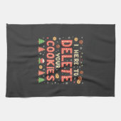 Ik ben hier om uw cookies lelijke kersttrui te ver theedoek (Horizontaal)