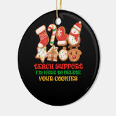 Ik ben hier om uw cookies te verwijderen Grappige Keramisch Ornament (Links)