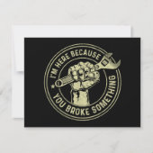 Ik ben hier omdat je iets hebt gebroken, Mechanisc (Voorkant)