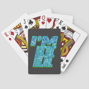 Ik ben hier pokerkaarten