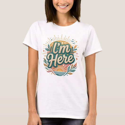 Ik Ben Hier T-Shirt (Voorkant)