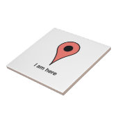 Ik ben hier tegeltje (Zijkant)