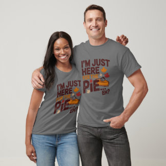 Ik ben hier toch maar voor de taart he? Leuk Canad T-shirt