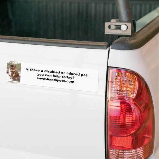 Ik ben hier vandaag bumpersticker (Op Truck)