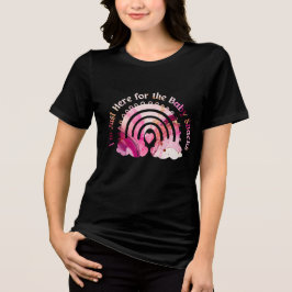 Ik ben hier voor de Baby Snacks Tri-Blend Shirt