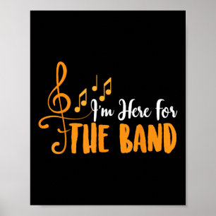 Ik ben hier voor de band Funny Marching Band Camp Poster