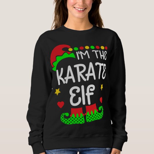 Ik ben hier voor de Beer Elf Funny Kerstdrang Trui (Voorkant)