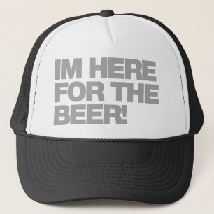 Ik ben hier voor de bier - Drink Drink bar pub Trucker Pet