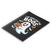 Ik ben hier voor de boeken - Grappig Halloween-ont Notitieboek (Linkerzijde)