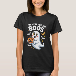 Ik ben hier voor de boeken - Grappig Halloween-ont T-shirt