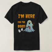 Ik ben hier voor de boeken! - Grappig Halloween T-shirt (Design voorkant)