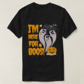 Ik ben hier voor de boeken! Halloween 3 Vriendelij T-shirt (Design voorkant)