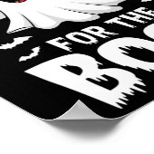 Ik ben hier voor de boeken Halloween vrouwen Ghost Poster (Hoek)