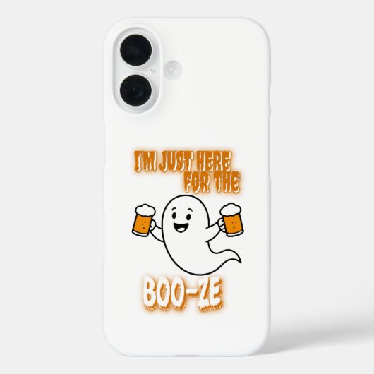 Ik ben hier voor de Boo-ze Case-Mate iPhone Case (Achterkant)