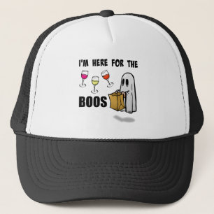Ik ben hier voor de Boos Funny Halloween Ghost Trucker Pet