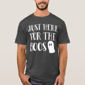 Ik ben hier voor de Boos Leuke Grappige Halloween T-shirt (Voorkant)