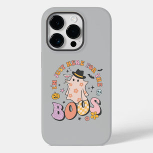 Ik ben hier voor de Boos, Retro Groovy Halloween Case-Mate iPhone 14 Pro Hoesje