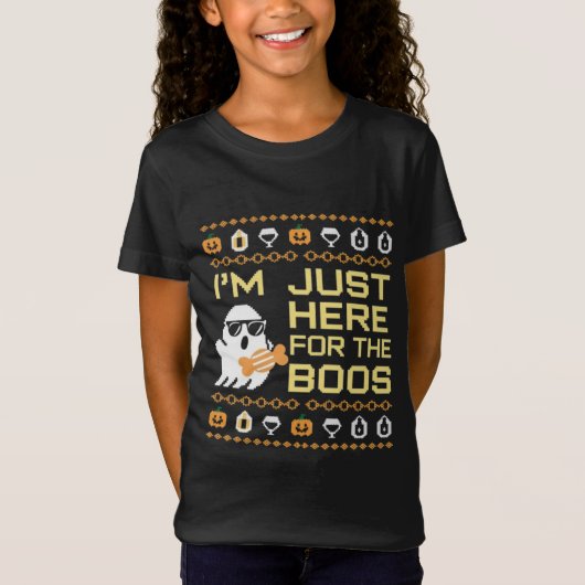 IK BEN HIER VOOR DE BOOS. T-SHIRT (Voorkant)