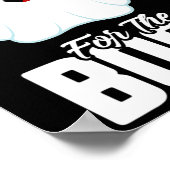 Ik ben hier voor de Boos Wine Funny Halloween. Poster (Hoek)