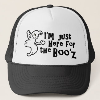 "Ik ben hier voor de Boo'z" Trucker Pet