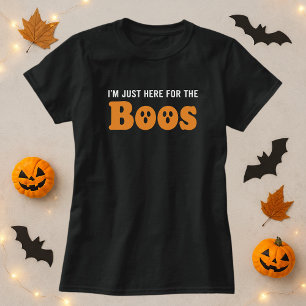 Ik ben hier voor de BOS Fun Halloween Ghost Pun T-shirt