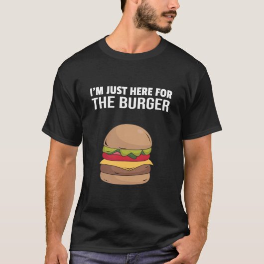 ik ben hier voor de burger t-shirt (Voorkant)