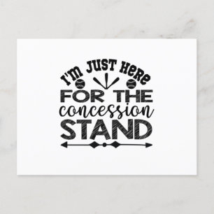 Ik ben hier voor de concessie stand. briefkaart