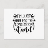 Ik ben hier voor de concessiestandaard briefkaart (Voorkant)