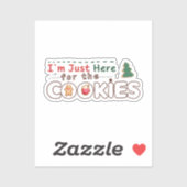 Ik ben hier voor de Cookies Sticker (Vel)