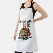 Ik ben hier voor de Deviled Eggs Trump Schort (Insitu)