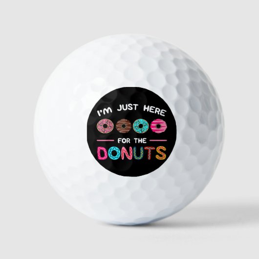 Ik ben hier voor de Donuts Doughnut Dough Sweet Golfballen (Voorkant)